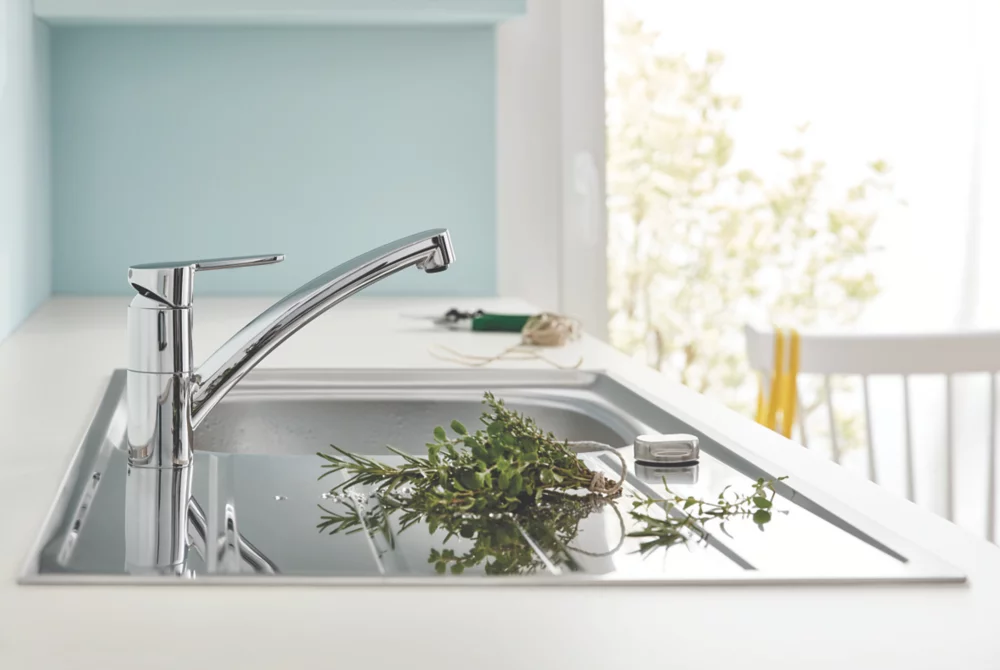 Grohe Start Eco Kitchen Mono Mixer Tap Chrome - Image 4