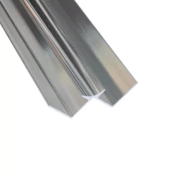 Splashwall Internal Corner Polished Silver 2420 X 11mm