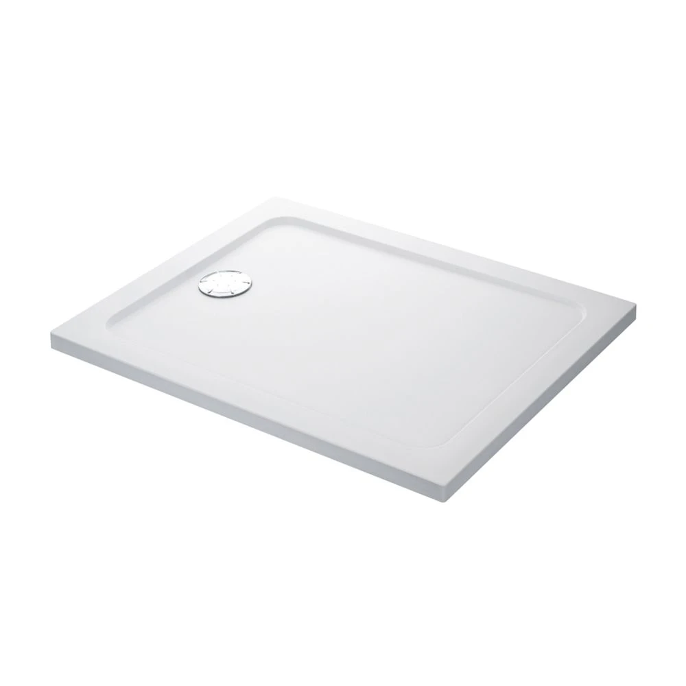 Mira Flight Safe Rectangular Shower Tray White 1400 X 800 X 40mm