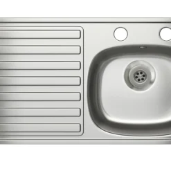 Carron Phoenix 1 Bowl Stainless Steel Kitchen Sink 940 X 485mm