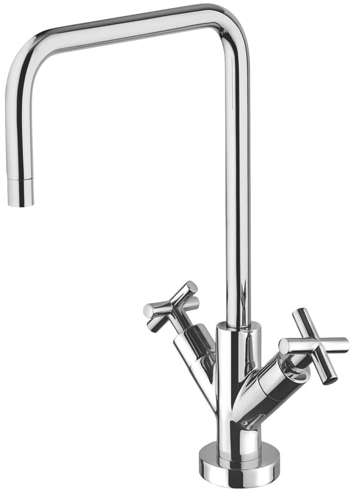 Franke Calliano Dual-Lever Mono Mixer Kitchen Tap Chrome