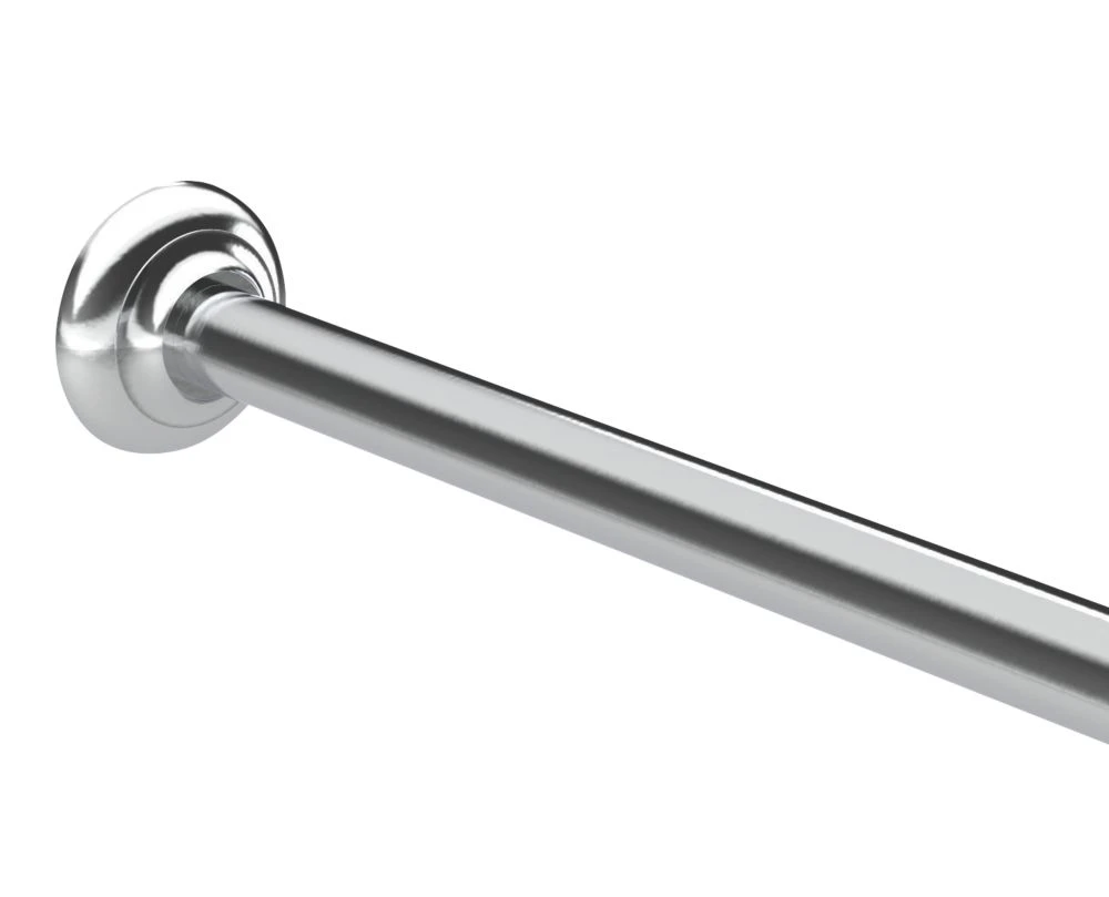 Croydex Tube Shower Rail Aluminium Chrome 1400-2600mm - Image 2