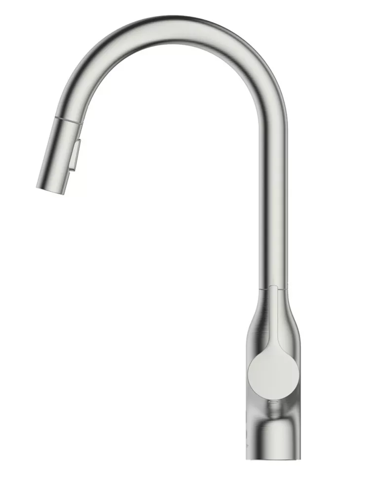 Clearwater Amelio AML10BN Battery-Powered Sensor Tap With Twin Spray Pull-Out Brushed Nickel PVD - Image 2