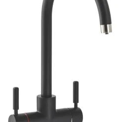 Essentials 3 In 1 Steaming Hot Water Tap Matt Black