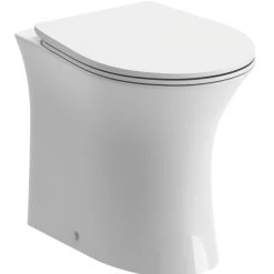 Essentials Back-to-Wall Pan With Soft-Close Quick-Release Seat