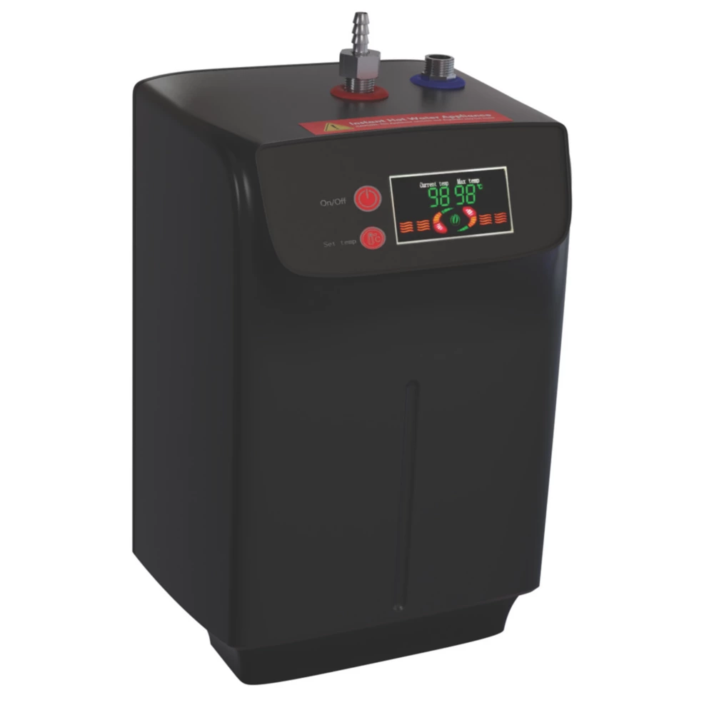 ETAL Single Lever 3-in-1 Hot Water Kitchen Tap Matt Black - Image 3