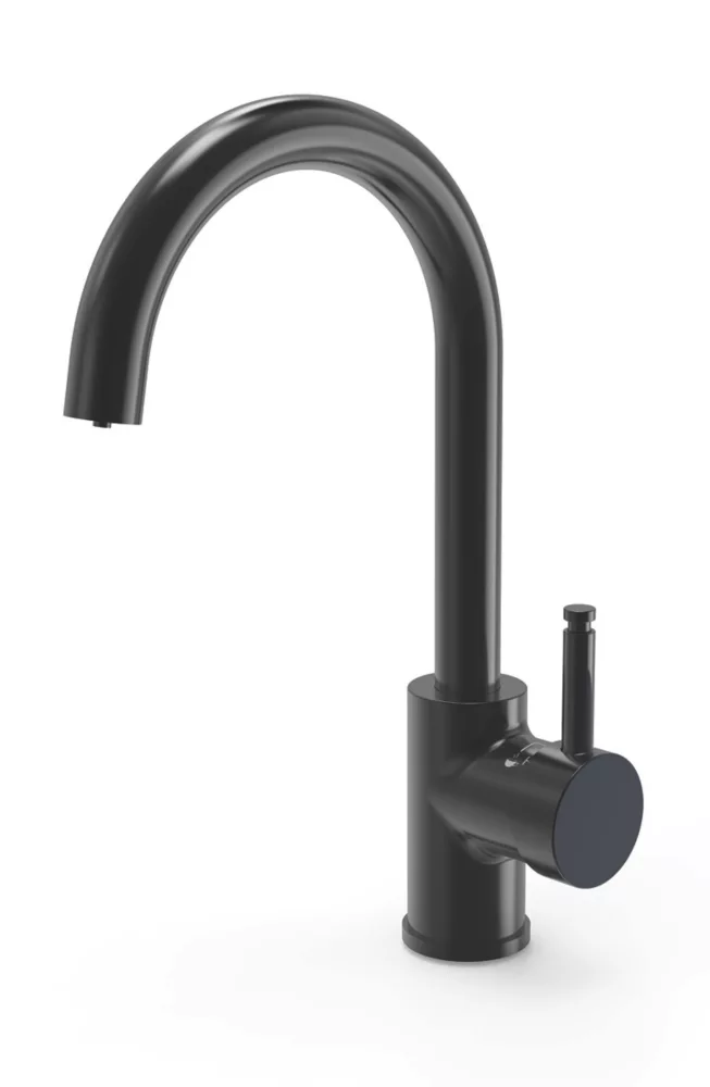 ETAL Single Lever 3-in-1 Hot Water Kitchen Tap Matt Black