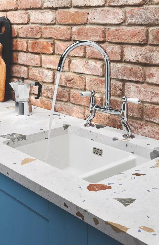 Clearwater Elegance Dual-Lever Monobloc Tap Chrome - Image 2