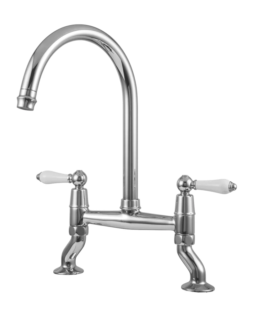 Clearwater Elegance Dual-Lever Monobloc Tap Chrome