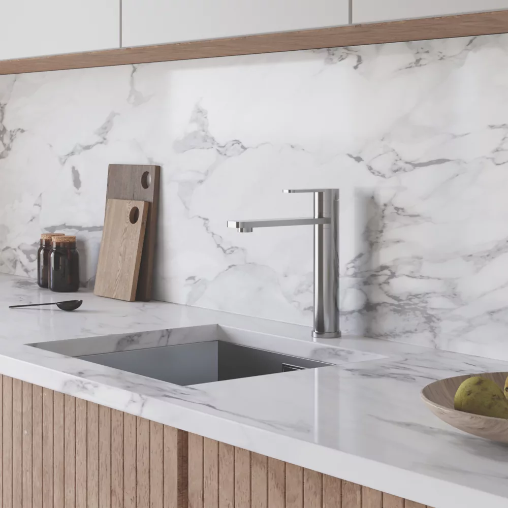 ETAL Servan Single Lever Kitchen Mixer Tap Polished Chrome - Image 2