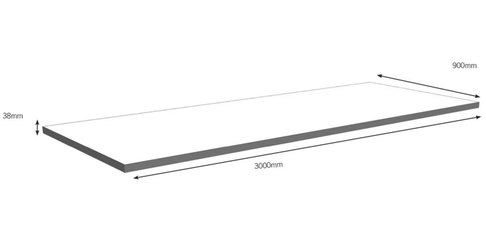 Wilsonart Edgy Wood Laminate Breakfast Bar 3000 X 900 X 38mm - Image 4