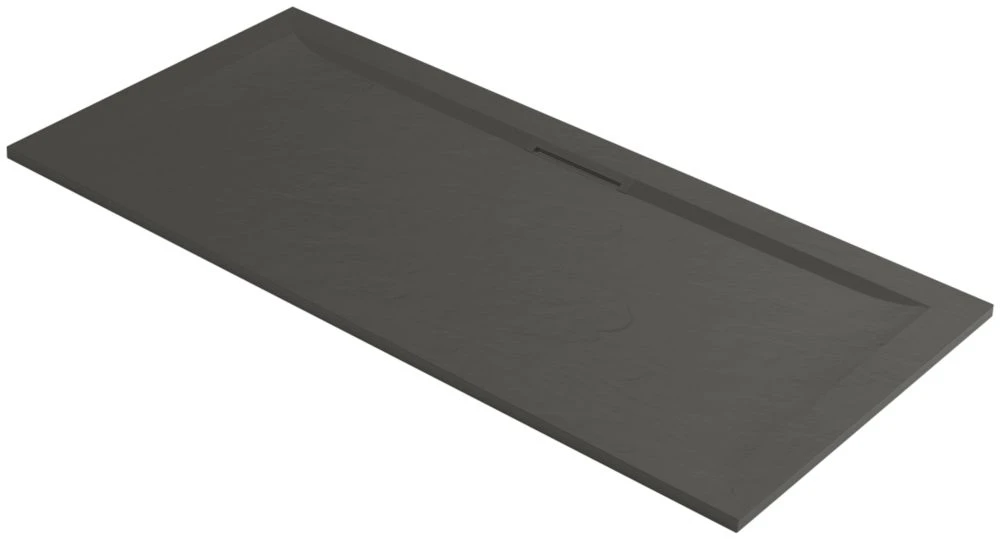 Mira Flight Level Rectangular Shower Tray Slate Grey 1800 X 800 X 25mm