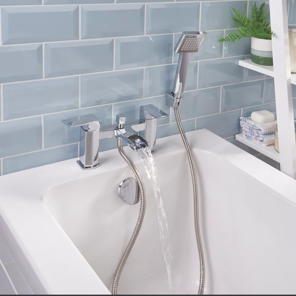 Bristan Elegance Waterfall Deck-Mounted Bath Shower Mixer - Image 2