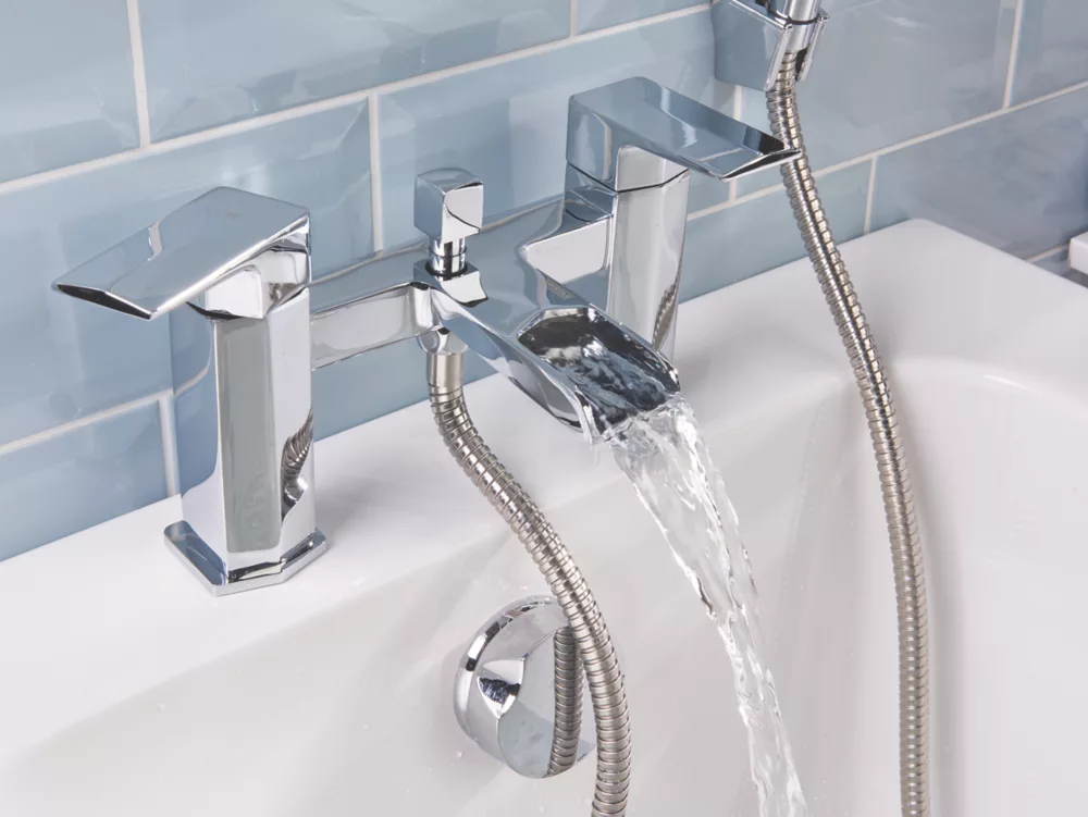 Bristan Elegance Waterfall Deck-Mounted Bath Shower Mixer - Image 3