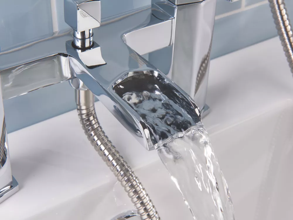 Bristan Elegance Waterfall Deck-Mounted Bath Shower Mixer - Image 4