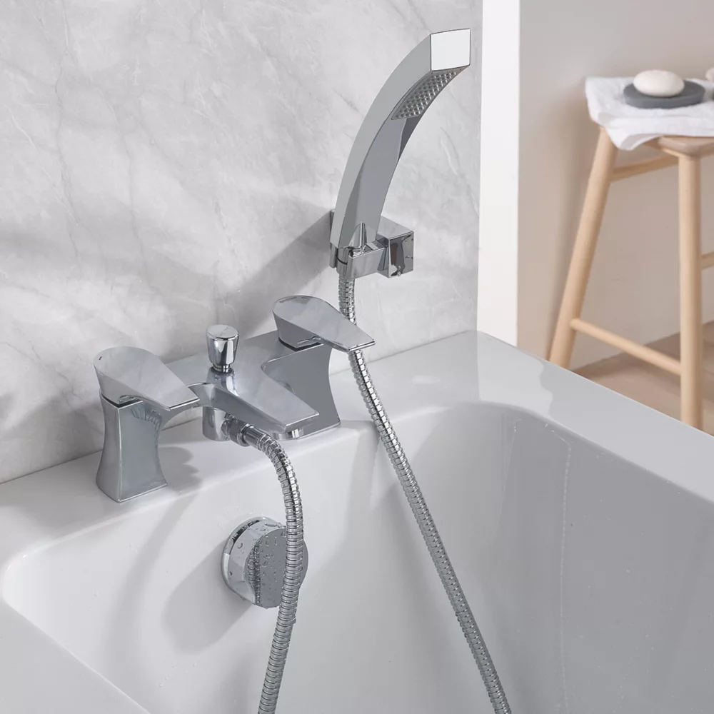 Bristan Hourglass Deck-Mounted Bath Shower Mixer Tap - Image 2