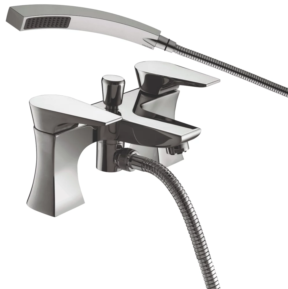Bristan Hourglass Deck-Mounted Bath Shower Mixer Tap