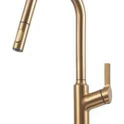 Clearwater Karuma KAR20BB Single Lever Tap With Twin Spray Pull-Out Brushed Brass PVD