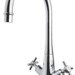 Swirl Isobel Dual-Lever Kitchen Mono Mixer Tap Chrome