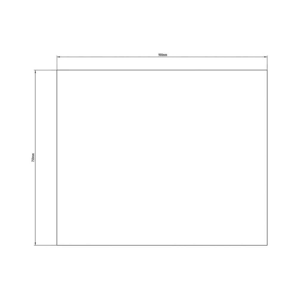 Laura Ashley Lisette White Self-Adhesive Glass Kitchen Splashback 900 X 750 X 6mm - Image 3