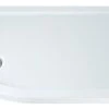 Essentials Offset Quadrant Shower Tray LH White 1000 X 800 X 40mm