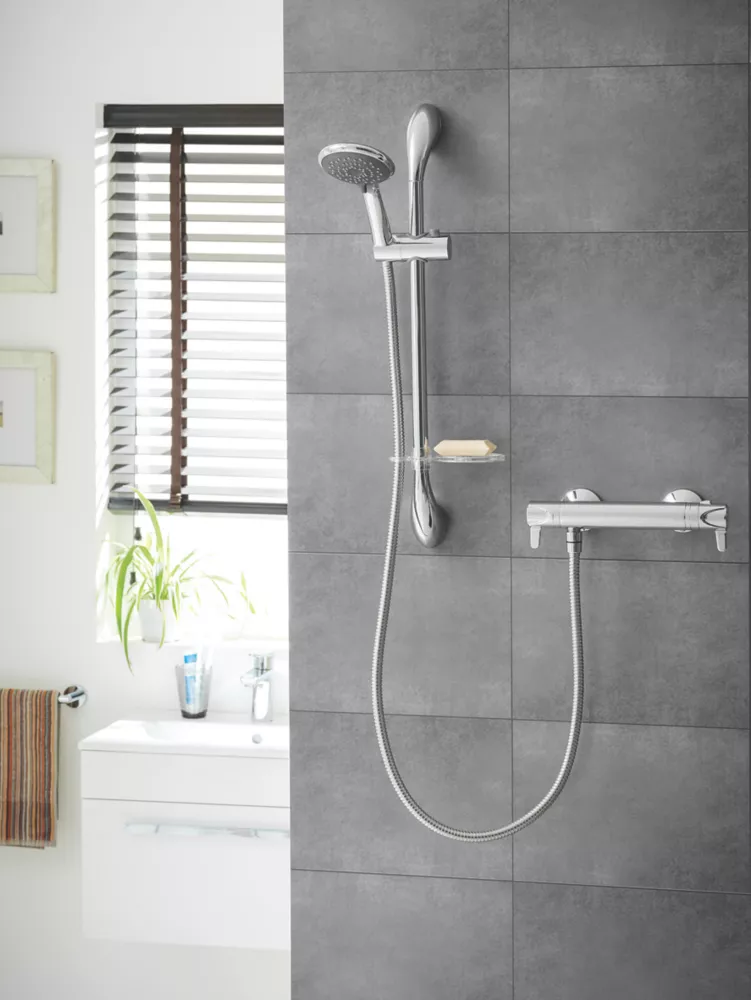 Triton Leona Rear-Fed Exposed Chrome Thermostatic Mixer Shower - Image 3