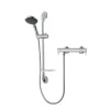 Triton Leona Rear-Fed Exposed Chrome Thermostatic Mixer Shower