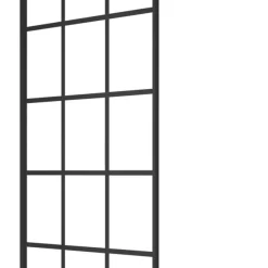 Triton Neo Framed Grid Showerwall Black 1000 X 2000mm
