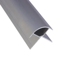 Splashwall External Corner Matt Silver 2420 X 11mm