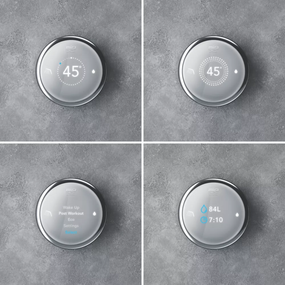 Mira Activate HP/Combi Rear-Fed Single Outlet Chrome Thermostatic Digital Mixer Shower 4 Mira Activate HP/Combi Rear-Fed Single Outlet Chrome Thermostatic Digital Mixer Shower - Image 4