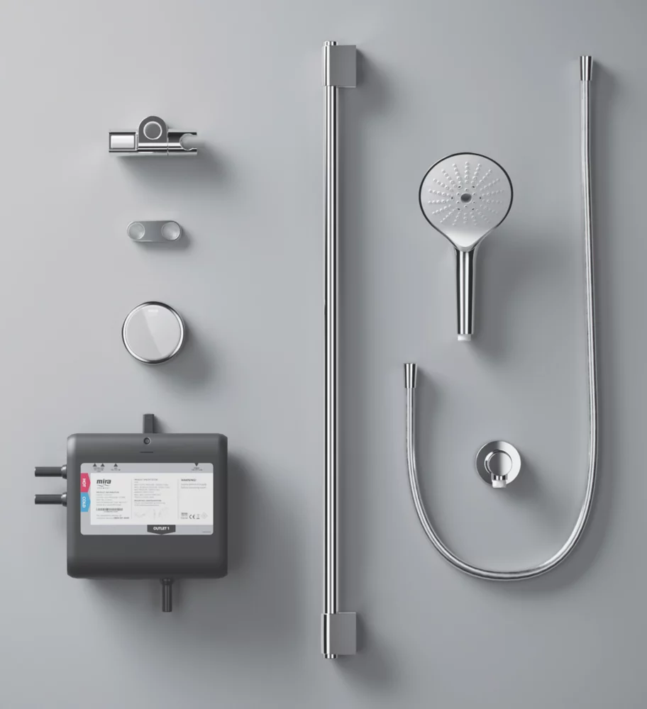 Mira Activate HP/Combi Rear-Fed Single Outlet Chrome Thermostatic Digital Mixer Shower 6 Mira Activate HP/Combi Rear-Fed Single Outlet Chrome Thermostatic Digital Mixer Shower - Image 6