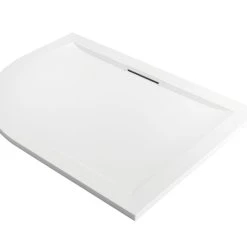 Mira Flight Level Offset Quadrant Shower Tray RH White 1200 X 900 X 25mm