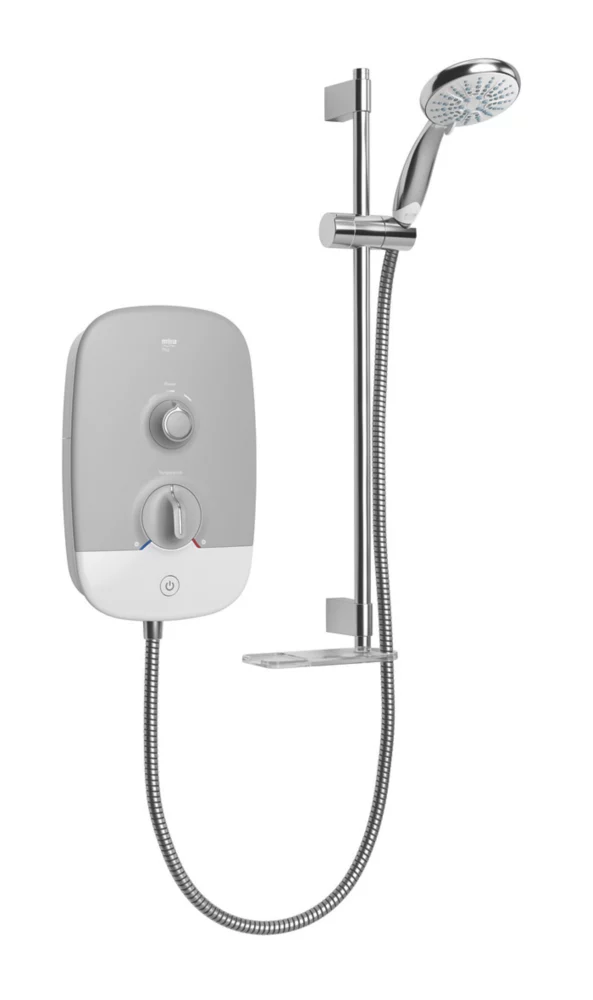 Mira Play White / Grey 9.5kW Electric Shower