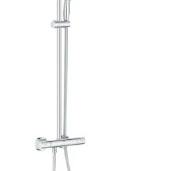 Grohe Vitalio Start 250 Cube HP/Combi Flexible Exposed Chrome Thermostatic Mixer Shower