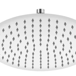 Essentials Adjustable Ultra-Slim Round Shower Head Chrome 300mm