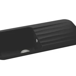 Abode Dune 1 Bowl Granite Composite Kitchen Sink Black Reversible 1000 X 500mm