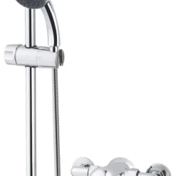 Swirl Tarn Rear-Fed Exposed Chrome Mixer Shower