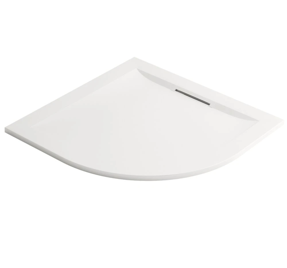 Mira Flight Level Quadrant Shower Tray White 1000 X 1000 X 25mm
