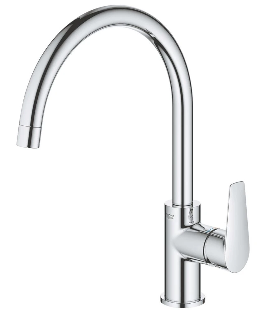 Grohe Start Edge Kitchen Mono Mixer Tap Chrome - Image 2
