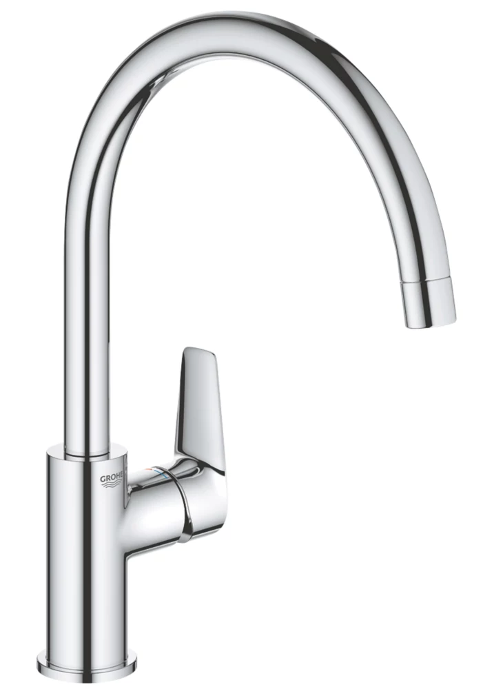 Grohe Start Edge Kitchen Mono Mixer Tap Chrome