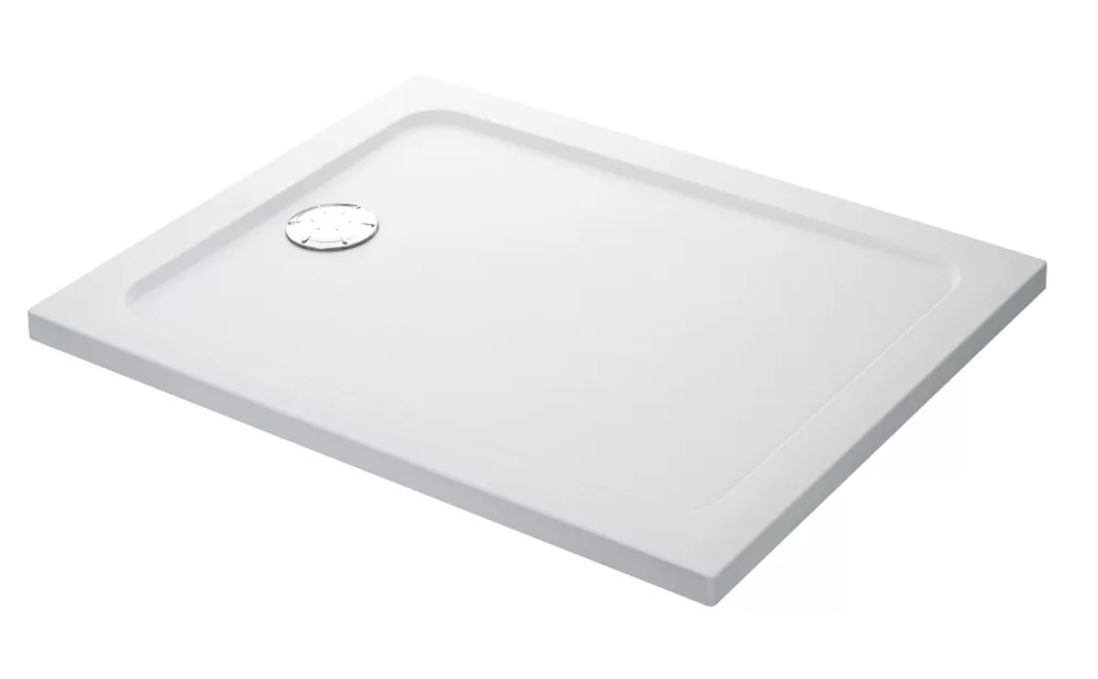 Mira Flight Safe Rectangular Shower Tray White 1200 X 1000 X 40mm