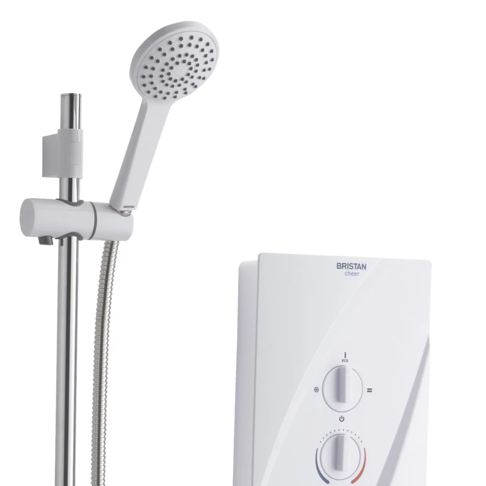 Bristan Cheer White 9.5kW Electric Shower 2 Bristan Cheer White 9.5kW Electric Shower - Image 2