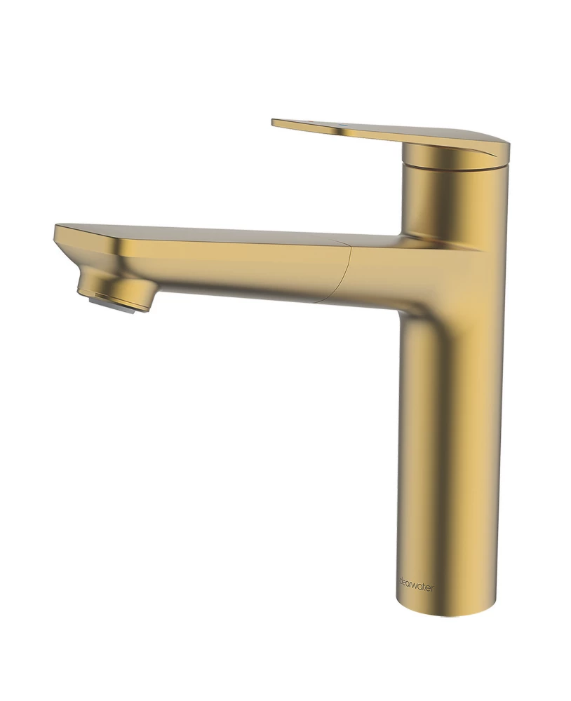 Clearwater Levant LEV20BB Single Lever Tap With Pull-Out Brushed Brass PVD