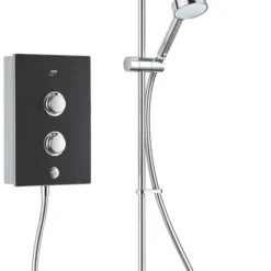 Mira Decor Dual Onyx 10.8kW Manual Electric Shower