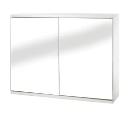 Croydex Double Door Bathroom Cabinet White 600 X 140 X 450mm