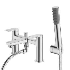 Essentials Conway Deck-Mounted Dual-Lever Bath Shower Mixer