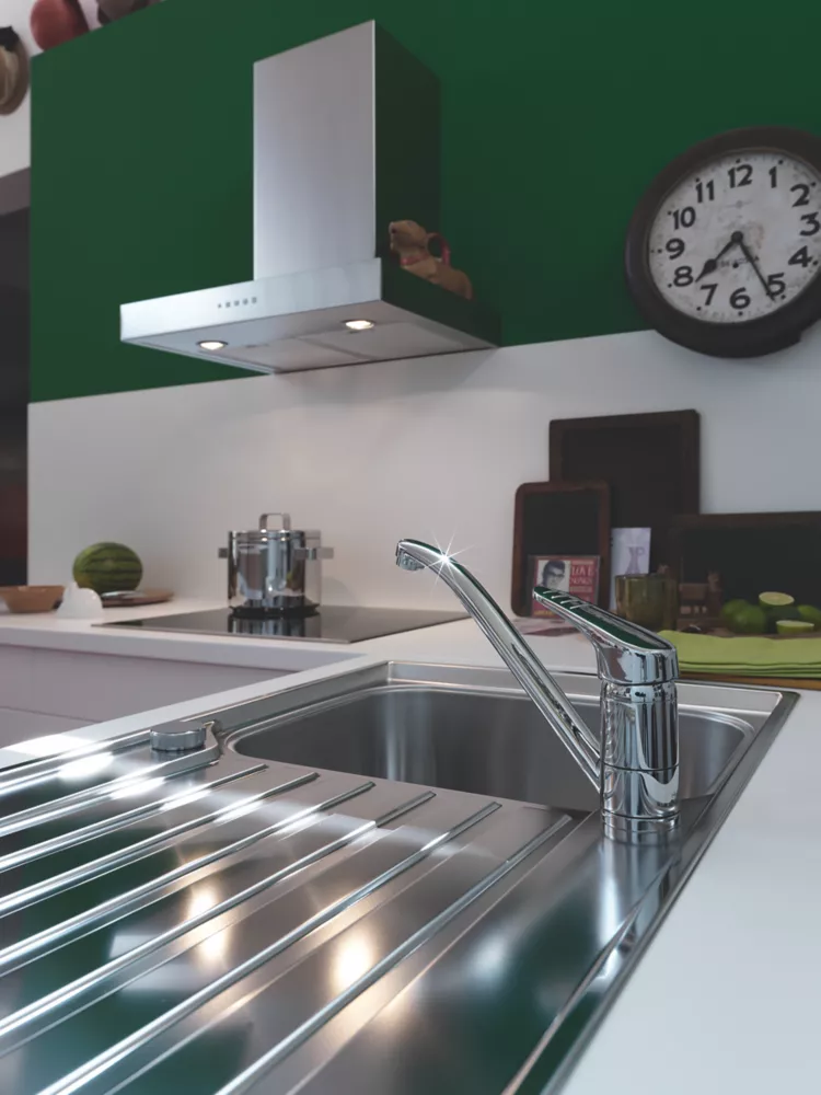 Franke Ascona 1 Bowl Stainless Steel Inset Sink 860 X 510mm - Image 6