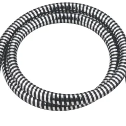 Swirl Shower Hose Black / Silver 10mm X 1.5m