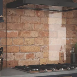 Splashback Clear Splashback With Copper Caps 900 X 750 X 6mm