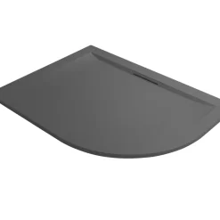 Mira Flight Level Offset Quadrant Shower Tray LH Slate Grey 1200 X 900 X 25mm